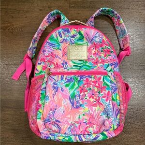 Disney Parks Lilly Pulitzer Backpack Large Dreamin Minnie Daisy Pink Bag